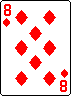 8 of diamonds